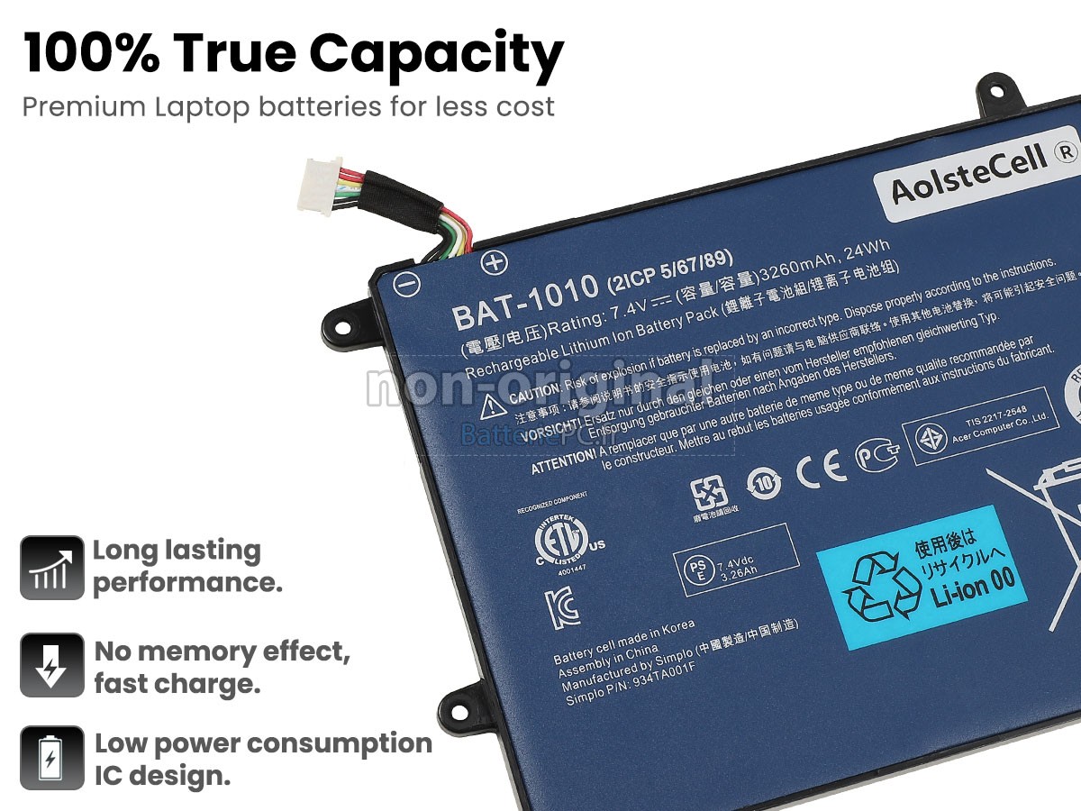 batterie pour Acer BAT1010