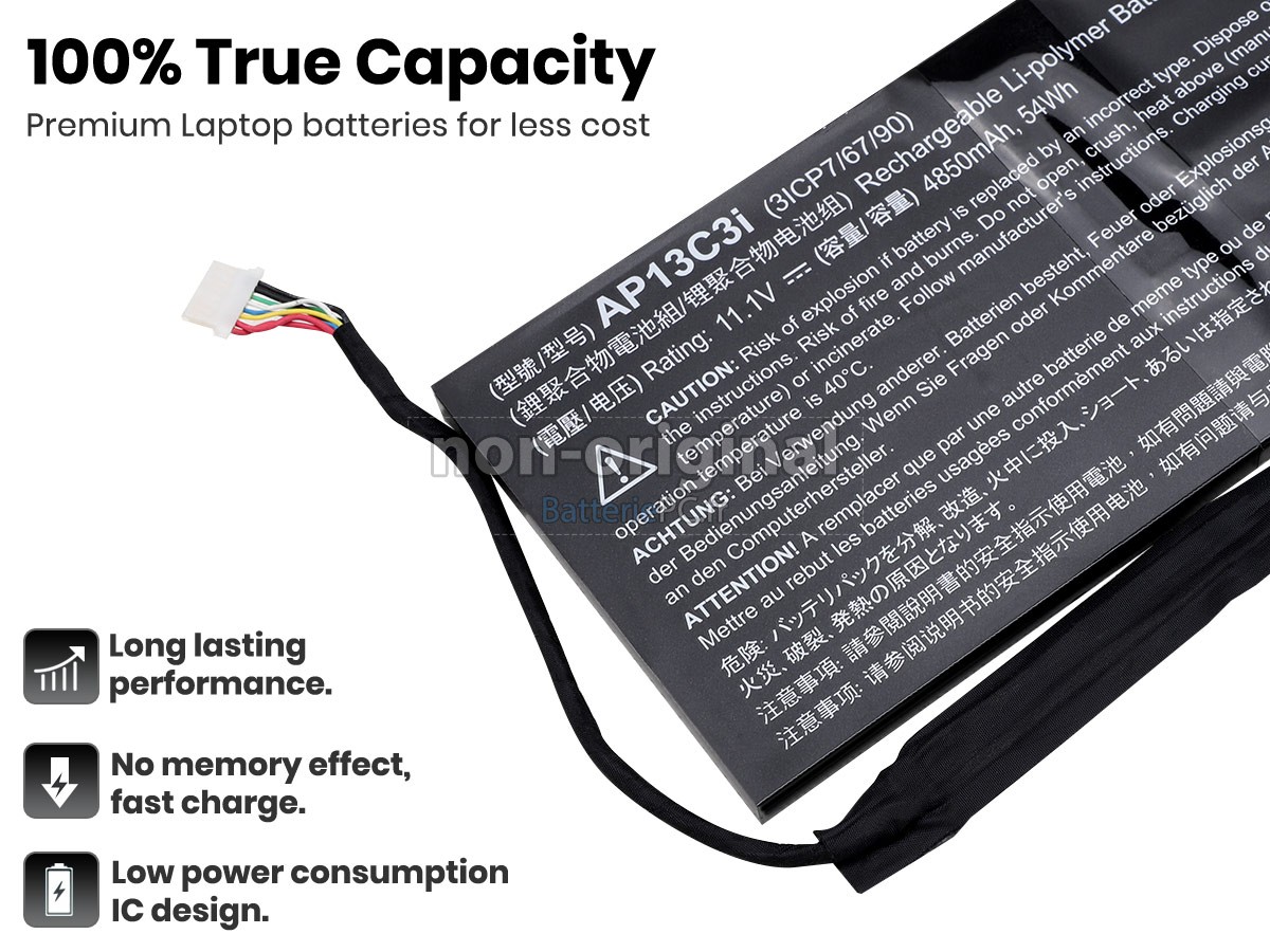 batterie pour Acer AP13C3I(3ICP7/67/90)