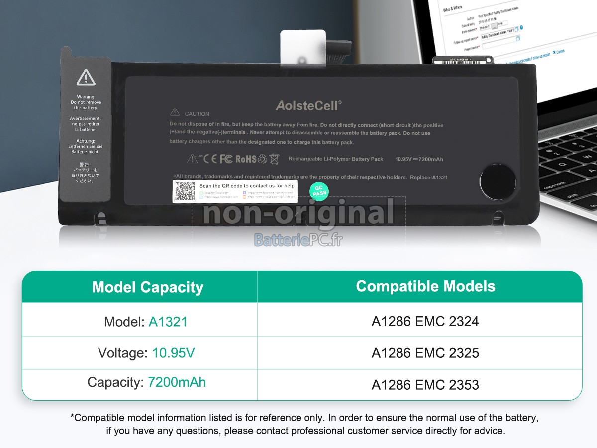 batterie pour Apple 020-6380-A