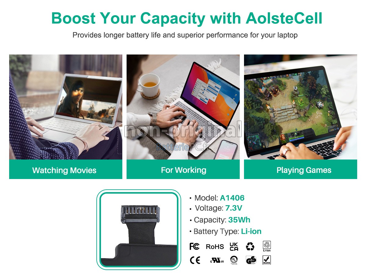 batterie pour Apple MC968LL/A