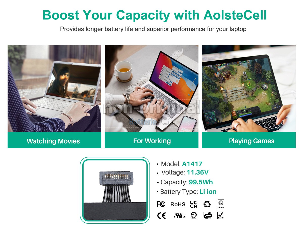 batterie pour Apple MC975LL/A