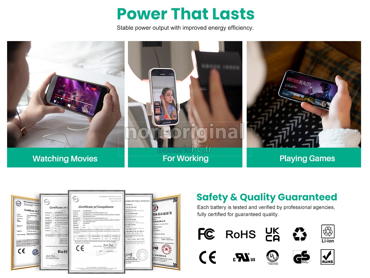 batterie pour Apple MC705