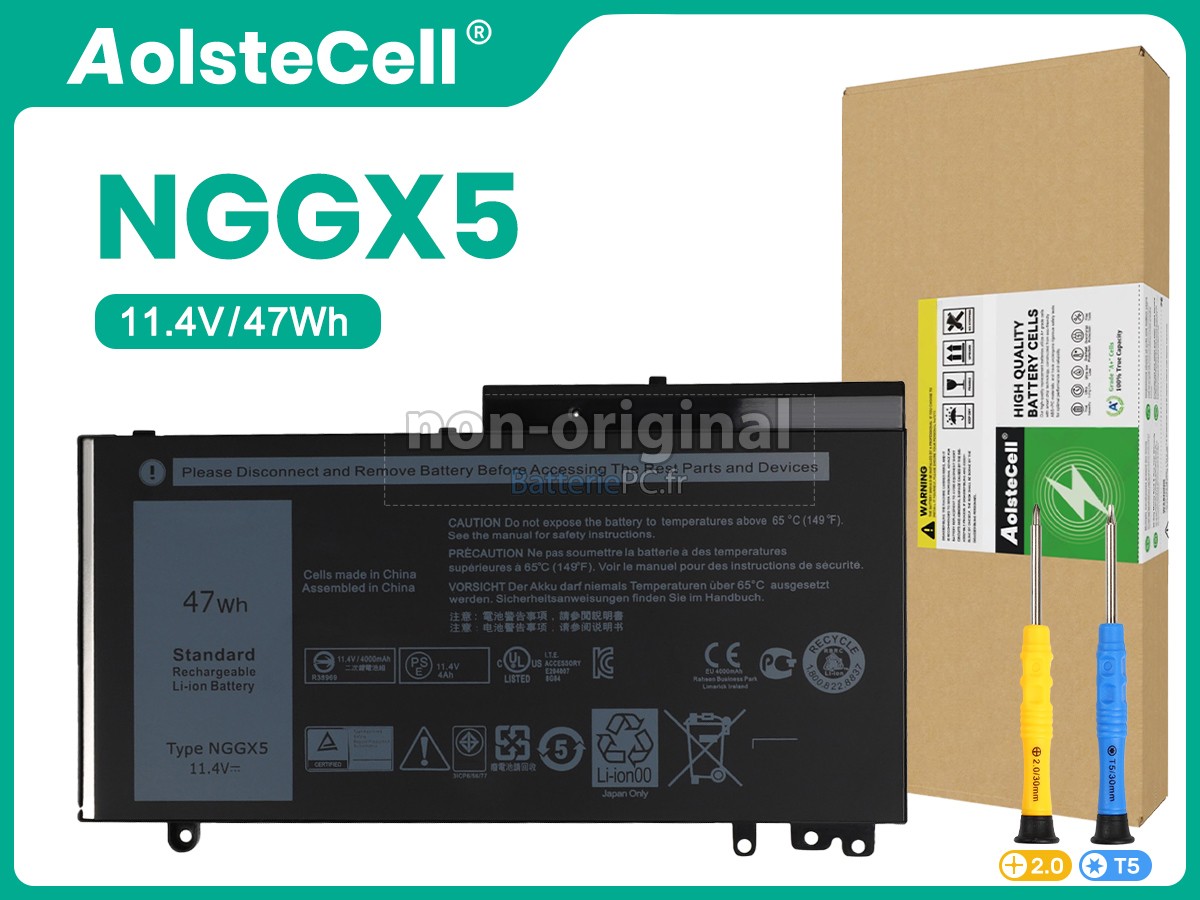 batterie pour Dell NGGX5