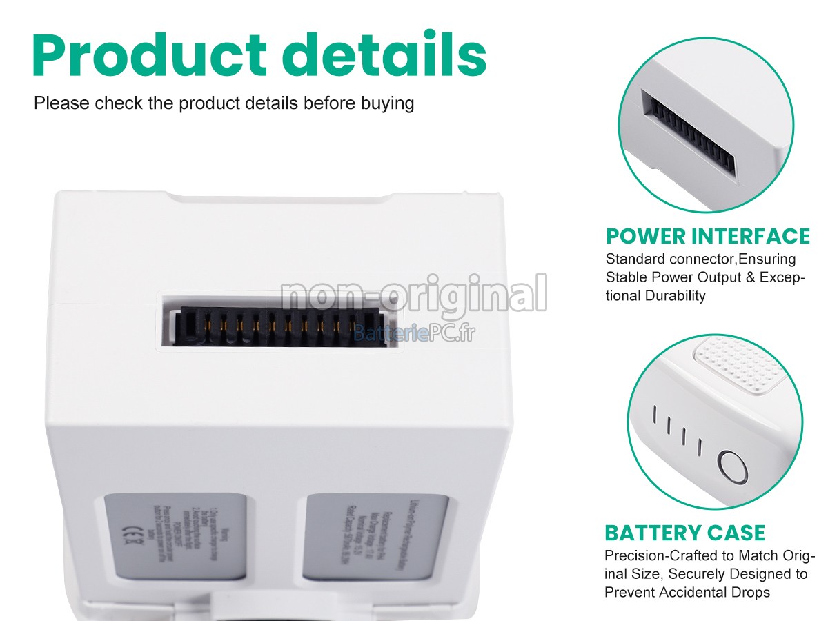 batterie pour DJI PHANTOM 4 PRO V2.0