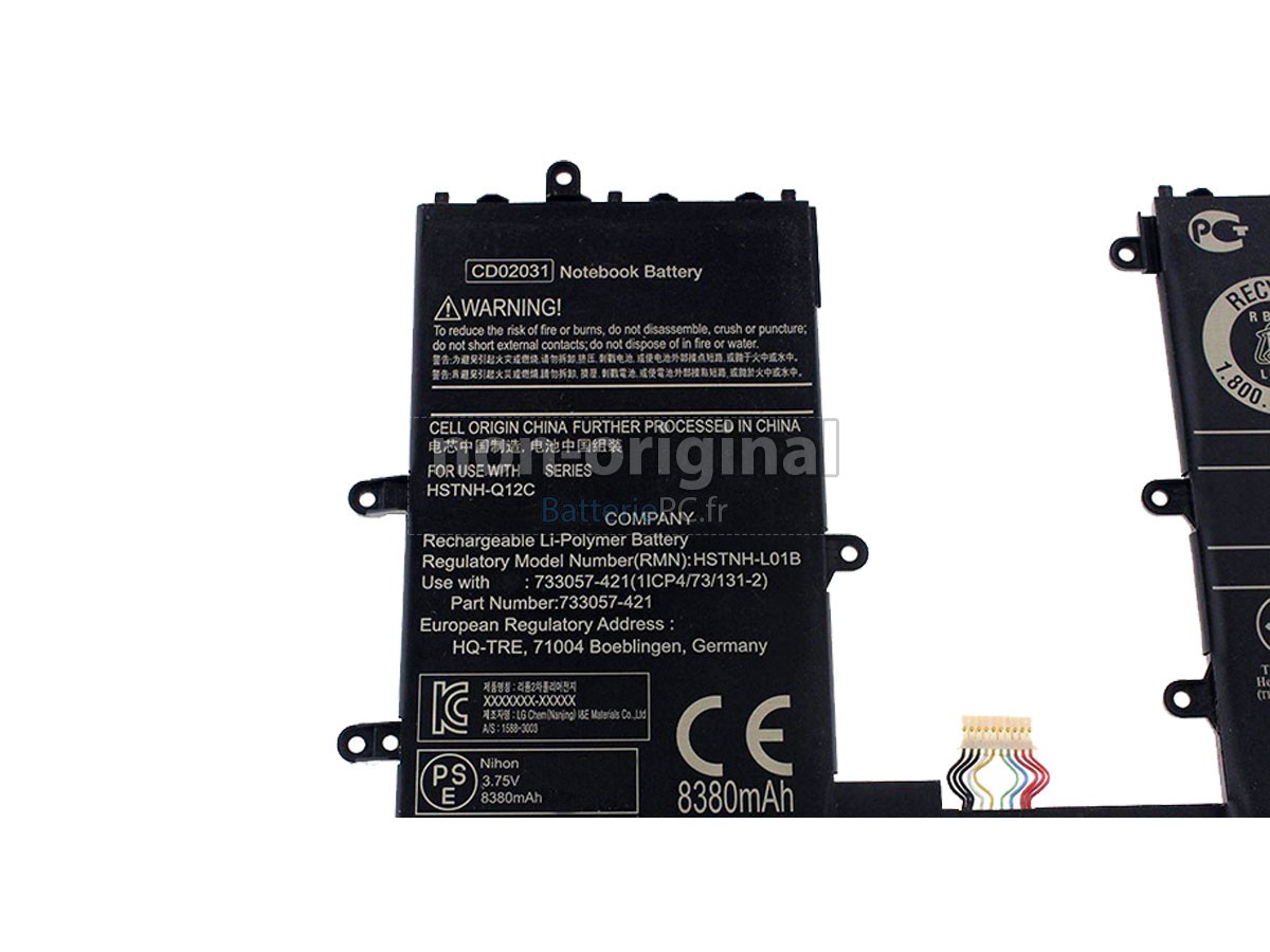 batterie pour HP HSTNH-Q12C