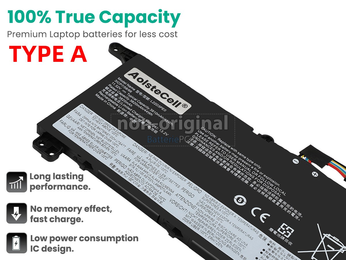 batterie pour Lenovo THINKBOOK 16 G6 ABP-21KK000SAK