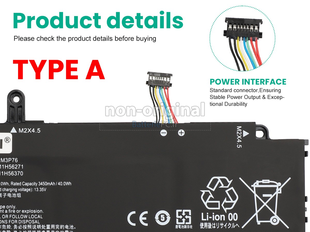 batterie pour Lenovo ThinkPad X13 GEN 4-21EX004CAD