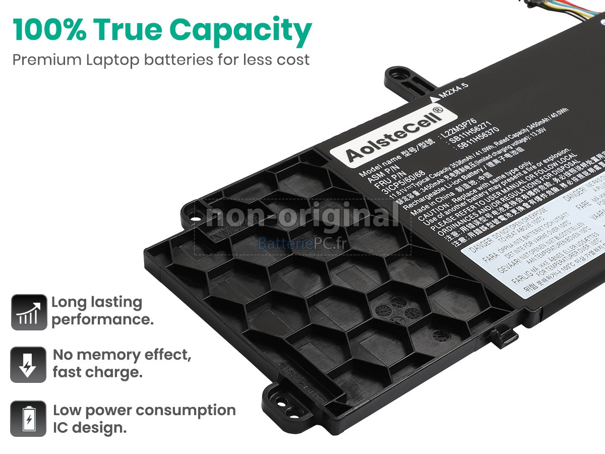 batterie pour Lenovo ThinkPad X13 GEN 4-21EX004CAD