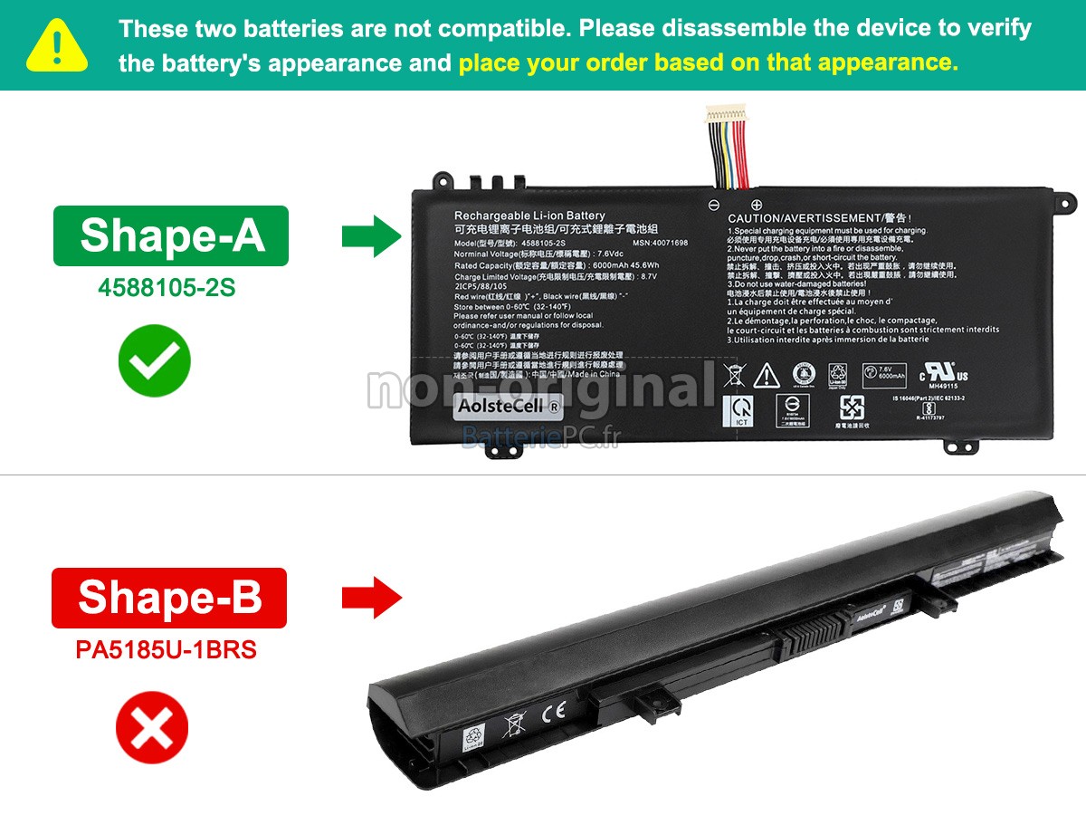 batterie pour Toshiba Satellite C50D-B-14K